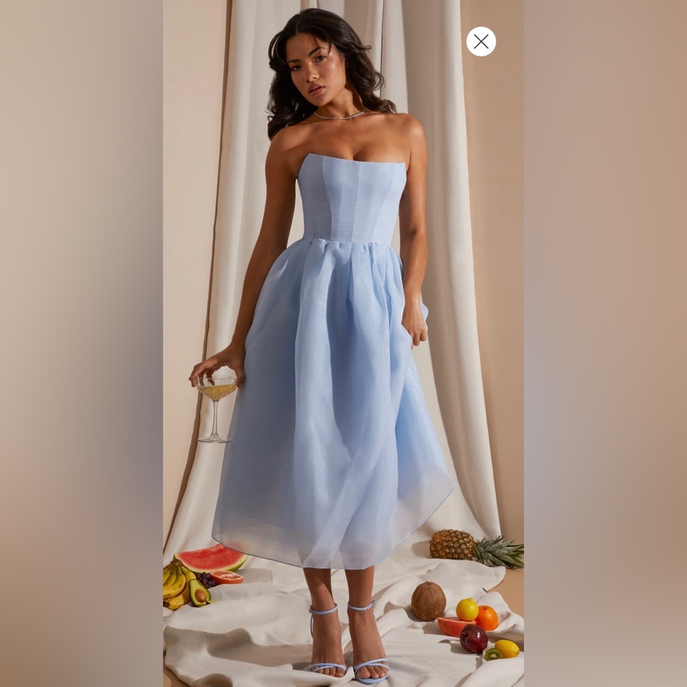 OH POLLY Tulle midi dress.